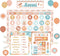 Groovy Calendar Bulletin Board Set - Retro Hippie Calendar, Seasons Weather Chart, CTP Bulletin Board Paper-Cuts for
