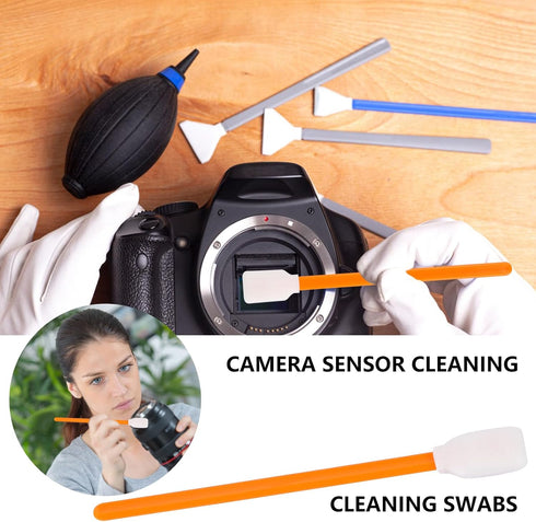 Foam Cleaning Swabs, 5.11" Square Rectangle Cleaning Swab Foam Tips for Electronics, Pack of 30