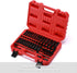 55PCS 1/4-Inch Set, 5/32 Inch 9/16 Inch, 4mm 15mm, 6-Point, Set CASOMAN Drive Impact Socket Shallow & Deep,