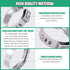 Twidec 48PCS PEX Cinch Clamps Kit, 5 Sizes, Stainless Steel Crimp Rings, Single Ear Hose Clamps for Pipe Fitting