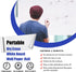 Static Whiteboard Wallpaper Roll - Portable Restickable Dry Erase White Board Wall Paper (16.5X196 in.) for Home