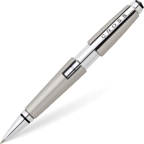 Cross Edge Pen, Medium 0.7 mm, Black Ink, Titanium Barrel (AT05555)