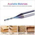 1/16 Inch 1/4 Inch SpeTool Up Cut Spial Router Bit Shank with Extra Long Life Coating CNC Router Bit Plunge Woodworking