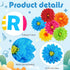 Zhanmai 36 Pcs Amazing Things Happen Here Inspirational Letter Cutouts, 3D Spring Paper Flower Bulletin Board