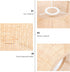 Rattan Woven Lamp Shade Rattan Basket Chandelier Lamp Shade Clip- On Vintage Table Light Cover Floor Lamp Replacement