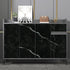 Black Marble Peel and Stick Wallpaper - 17.7in*118in Self Adhesive Contact Paper for Kitchen Bathroom Countertops