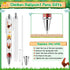 Sayglossy 72 Pcs Chickens Pens Gifts Bulk Funny Roosters Ballpoint Pen for Students Teachers Chicks Lover Christmas