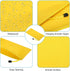 PATIKIL Waterproof Zipper File Bags, 3 Pack A6 Document Holders Pencil Pouch for Office, Yellow