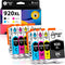 Smart Ink Compatible Ink Cartridge Replacement for HP 920 XL 8 Combo Pack (2 Black, 2 Cyan, 2 Magenta, 2 Yellow) for