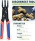 iCrimp Push-to-Connect Clamp Tool, Push-fit Disconnect Tool for Brass-Push Fittings, Multi-size Combination