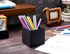 Bostitch Office Konnect Desk Organizer, Accessory Tray & Storage Cup Bundle for Desktop Storage (Black)