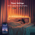 2025 100FT 960LEDs APP+44Key Dimming Decor(2Rollsof50FT) LED Lights for Bedroom, Double Row RGB Strip Lights Music Sync