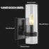 1-Light EE Eleven Master Wall Lights Contemporary Black Paint Finish Base Clear Glass Shade Sconce Wall Lamp, Wall