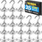 TRYMAG 25 Pack Heavy Duty Magnetic Hooks, 150Lbs Strong Neodymium Hooks for Hanging in Office, Toolbox, Storage