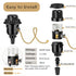 Switch,3 Pack E26 E27 Phenolic Medium Base Light Socket with Pull Chain TWDRTDD Black Period Style Edison Retro Pendant