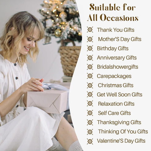 9 pengtai Thank You Gift for Women | PCS Self Care Gifts | Appreciation Gift Basket for Teacher, Coworker, Friend