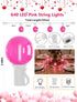 25FT G40 27 Bulbs, LED Outdoor Valentine's Day String Lights, Pink Valentine's Day Decorations Lights with Shatterproof