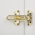 HASWARE Home Security Door Lock Swing Bar,Black Alloy Anti-Theft Door Guard Latch for Front and Inside Door, Safety