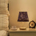 3 ALAZA Bedside Lamp Purple Flower Paisley Table Lamp for Bedroom Desk Lamp with USB Port LED Nightstand Color