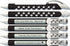 Greeting Pen Paw Prints Pens, 6 Pen Set with Rotating Messages