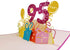 iGifts And Cards Happy 95th Birthday 3D Pop Up Greeting Card - Unique Celebration for Husband, Wife, Friend