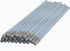 ezpencils White Barrel Pencils, 36 pkg, Non-Smudge Eraser, #2 HB Lead, Unsharpened