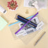 EOOUT 32pcs Poly Zip Envelope, Reusable Envelopes, Pencil Case Bulk, Bill Bag, 9'' x 4.7'', A6 Size, 10 Colors