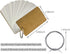 500 2x3 Inch 2x3 2 3 MotBach Pcs Flash Cards Index Cards with Ring Lined Note Card Bood Flashcards, Mini Blank Flash