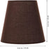 Bulb, Shade-14CM/5.5Inch Kichvoe Mini Small Barrel Lamp Shades Clip On Barrel Fabric Lampshade For Table Lamp And Floor
