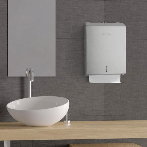 Commercial PaperTowel Holder Dispenser Wall Mount,Stainless Steel Bathroom Paper Towel Holder,Toilet Paper Napkin