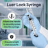 60 ml Syringe without Needle - 5 Pack of Individually Wrapped Disposable Syringes - Good for Medical, Scientific Lab, Home Use, and More - Sterile Luer Lock Syringes