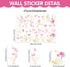 Goose Wall Stickers Watercolor Geese Wall Decals Goose Birthday Decorations Peel and Stick Boho Nursery Wall