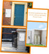 Mailbox Package Lockable Outdoor Plastic Milk Box for Wall Mounted Fresh Dairy Holder Decorative and Functional Design