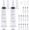 20ml Syringe for Liquid | Plastic Syringes | Syringe with Cap & Catheter Tip - Individual Sealed (No Needle)