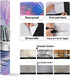 17.7" 6.8ft Closet LACHEERY Removable Wallpaper Stick and Peel Purple Blue Contact Paper x Wall Paper Roll Peel