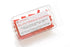 Blunt Needle Covers, Red, Fits 14, 15, & 16 Gauge, QTY 100