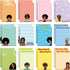 Sinmoe 24 Pcs Black Girl Inspirational Sticky Notes, 3 x 4 Inch, Motivational Memo Pads, Positive Gifts for Women Work