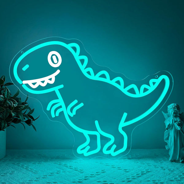 SONGYUNEON Dinosaur LED Neon Light Sign, Dinosaur Neon Signs for Boys Room Decor