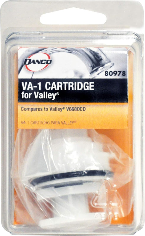Danco (80978) VA-1 Cartridge for Valley Single-Handle Faucets, White