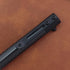 Bolt Action Carbon Fibre Ballpoint Pen with Pocket Clip, Classic Black for Travel, School, Work, and Birthday Gifts