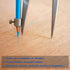 ZLKSKER Wing Compass with Pencil Holder, 6/8/10 inch Leather Working Divider, Caliper & Scribe Tool for Drafting