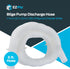 EZ-Flo PVC Bilge Pump Discharge Hose, 1-1/4 Inch ID x 6 Feet, White, 98587
