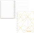 Blueline MiracleBind Notebook, Gold Collection, White, Large, 11 x 9 1/16 inches (AF3100.01)