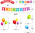 EAMAY Happy Birthday Bulletin Board Sets, Preschool & Kindergarten Classroom Decorations, Back to School Classroom Supplies, Cardstock Colorful Cutouts (Rainbow) by EAMAY