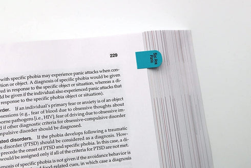 DSM-5-TR Index Tabs by TAB-IT, Color Coded by Diagnosis, Includes Easy Installation Template