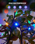 2 Pack 46Ft 120 8 IP65 Brightown Solar String Lights Outdoor, Each LED Solar String Lights for Outside with Modes