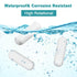 PTFE Magnetic Stirrer Mixer Stir Bar, White Color, Laboratory Bar, Stir Plate Magnet Stick (4 Pieces, 30 mm)