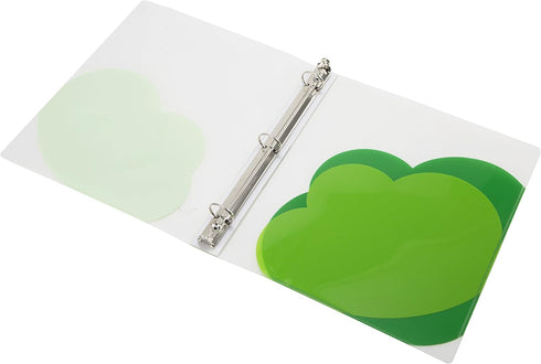 Filexec Products Cloud Ring Binder, 1", Pack of 4