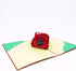 Red Jeep Pop Up Card - Birthday, Thank You, Love, Graduation, Anniversary, Romantic Cards for Man, Woman, Lady, Girl,