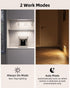 Closet 50 Dimmable, 3 11.8 inch Counter (3 Pack) EZVALO Under Cabinet Lighting, Wireless Lights, LED Rechargeable